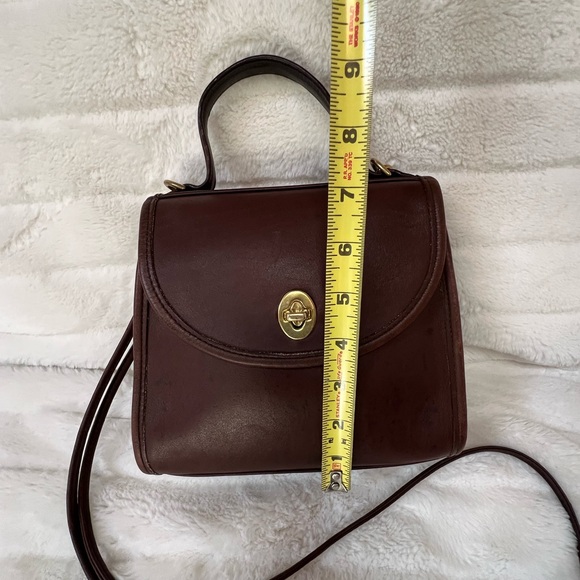 Vintage Coach Regina authentic mahogany 1995 made in US with hangtag - Picture 13 of 16